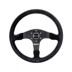 Sparco Steering Wheel R375 350 mm Diameter 3-Spoke 36 mm Dish Sued…