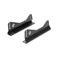 Sparco Seat Bracket Competition Side Mount Adjustable Aluminum Black Ano