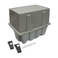 Scribner Engine Storage Case Extra Tall 40 x 27 x 35 in Plastic Gray Sma