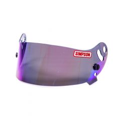 Simpson Safety Helmet Shield - Iridium - Devil Ray Model Helmets - Each