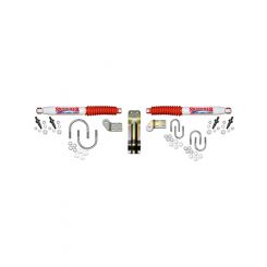 Skyjacker Steering Stabilizer Kit Dual Hardware Included Steel White Dod
