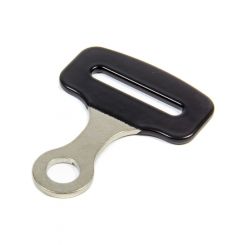 Schroth Racing Harness Hardware Bolt-In Bendable 1-5/8 in Slit Steel