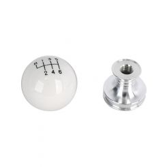 Steeda Autosports Shifter Knob Cue Ball 12 mm x 1.25 Thread Collar C