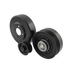 Steeda Autosports Pulley Kit Under Drive 6 Rib Serpentine Ductile Ir
