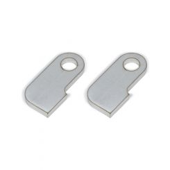 Stainless Works Header Tabs - 2 Tabs - Stainless - Natural - Kit