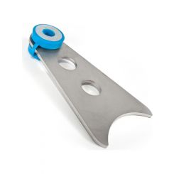 Stainless Works Exhaust Muffler Hanger Weld-On 3 in Stainless / Silicone