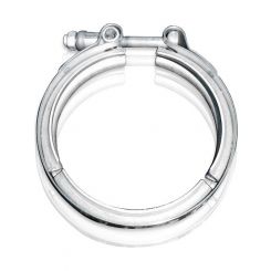 Stainless Works Exhaust Clamp V Bolt Clamp 2-1/2 in Tube Stainless Natur