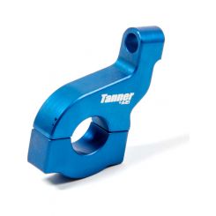 Tanner Tachometer Bracket Clamp-On Alloy Blue Anodize 3/4 Mycron Style