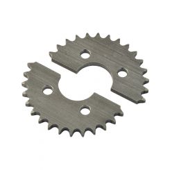 Tanner Axle Pulley 33-Tooth Aluminum Natural Quarter Midget
