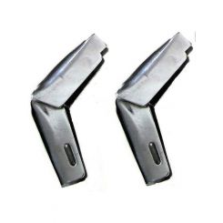 Taylor/Vertex Spark Plug Boot Heat Shield Aluminum Polished 45 Degree Pl