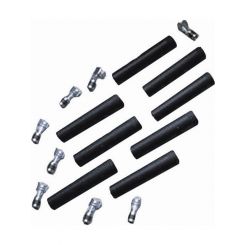 Taylor/Vertex Boot / Terminal Kit Spark Plug 8 mm Black Straight Set of