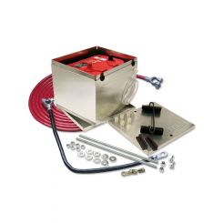Taylor/Vertex Battery Relocation Kit 11-1/4 x 9-1/2 x 8-3/4 in Aluminum