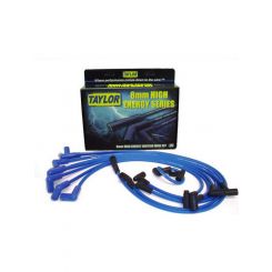 Taylor/Vertex Spark Plug Wire Set High Energy Spiral Core 8 mm Blue 90