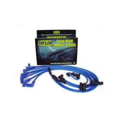 Taylor/Vertex Spark Plug Wire Set High Energy Spiral Core 8 mm Blue 90