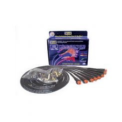 Taylor/Vertex Spark Plug Wire Set Spiro-Pro Spiral Core 8 mm Black Stra