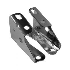 Tuff-Stuff Brake Booster Bracket - Steel - Chrome - Universal - Kit