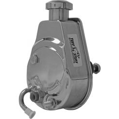 Tuff-Stuff Power Steering Pump Saginaw 3 gpm 1200 psi Steel Chrome GM A