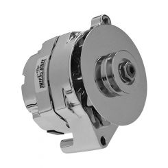 Tuff-Stuff Alternator 100 amp 12V 1-Wire Single V-Belt Pulley Chrome F