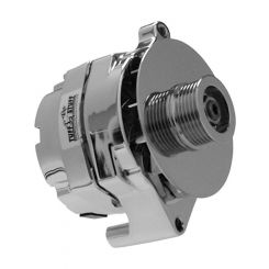 Tuff-Stuff Alternator 100 amp 12V 1-Wire 6 Rib Serpentine Pulley Chr