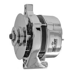 Tuff-Stuff Alternator 70 amp 12V 1-Wire Single V-Belt Pulley Chrome Fo