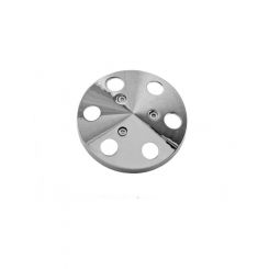 Tuff-Stuff Air Conditioner Clutch Cover Aluminum Chrome Sanden 508 Comp