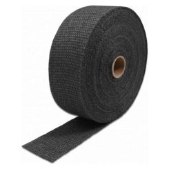 Thermo-Tec Exhaust Wrap 1 in Wide 15 ft Roll Woven Fiberglass Black