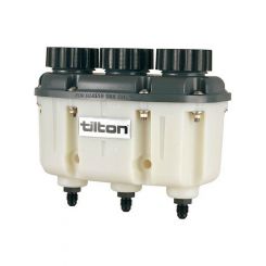 Tilton Master Cylinder Reservoir 3-Chamber 6.3 / 9.8 / 4.0 oz 6 in Tal