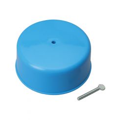 Trans-Dapt Carburettor Cover Thumbscrew Included Plastic Blue 5-1/8"