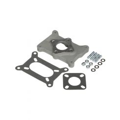Trans-Dapt Carburetor Adapter 1-1/4 in Thick 1 Hole Holley 2-Barrel to L