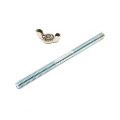Trans-Dapt Air Cleaner Stud 1/4-20" Thread 4.000" Long Wing Nut