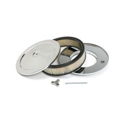 Trans-Dapt Air Cleaner Assembly Muscle Car 10 in Round 2-1/8 in Tall 5-1