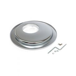 Trans-Dapt Air Cleaner Base 14 in Round 5-1/8 in Carb Flange Offset Flat