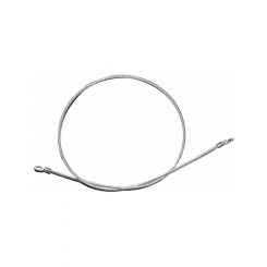 Trans-Dapt Hood Pin Lanyard Cable 24" Long Steel Coated Hairpin Style 