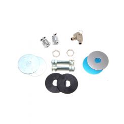 Trans-Dapt Locking Hood Pin Keys / Locks / Pins / Scuff Plates Steel Chrome