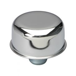 Trans-Dapt Breather Push-In Round 1-1/4" Hole Steel Chrome