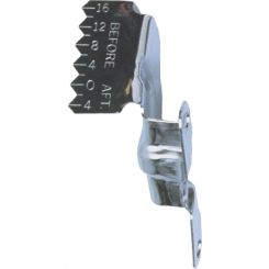 Trans-Dapt Timing Tab Steel Chrome 8" OD Balancer Big Block For Chevy