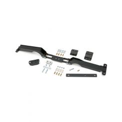 Trans-Dapt Transmission Crossmember Bolt-On Steel Black Powder Coat 4L60
