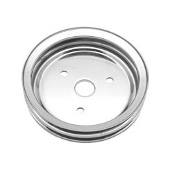 Trans-Dapt Crankshaft Pulley V-Belt 2 Groove 7.300" Diameter Steel