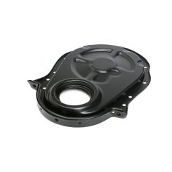 Trans-Dapt Timing Cover 1 Piece Steel Black Powder Coat Big Block Chevy