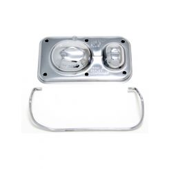 Trans-Dapt Master Cylinder Cap Stock Replacement 3 x 5-5/8" Single Bai