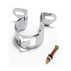 Trans-Dapt Ignition Coil Bracket Canister Style Steel Chrome Universal