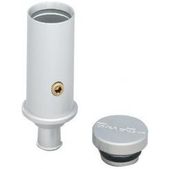 Trick Flow Oil Filler Extension Push-In Cap Aluminum Natural Sma