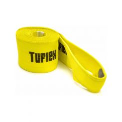 Tuflex Tow Strap 6 in Wide 30 ft Long 45000 lb Capacity Nylon Yellow