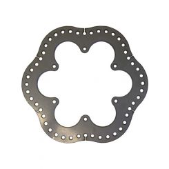 Triple X Race Components Brake Rotor Ultralite Drilled / Scallope