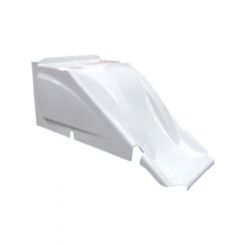 Triple X Race Components Hood Dual Duct Fiberglass White Triple X
