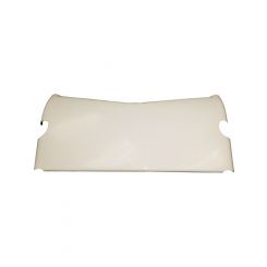 Triple X Race Components Sun Visor Fiberglass White Triple X Mini