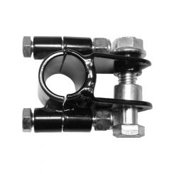 U-B Machine Shock Mount Clamp-On Steel Black Powder Coat 1 in OD Tube