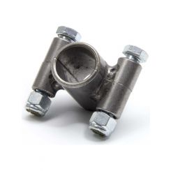 U-B Machine Tube Clamp 2-Bolt 1-3/4 in ID 1-3/4 in Wide Steel Natural