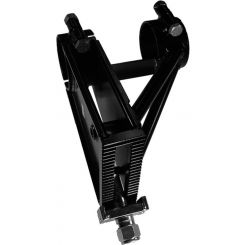 U-B Machine Panhard Bar Bracket Axle Mount Clamp-On Steel Black Powde