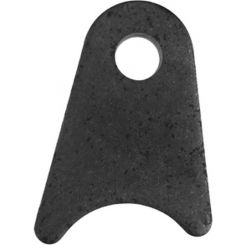 U-B Machine Chassis Tab Flat 1/2 in Mounting Hole 3/16 in Thick Steel